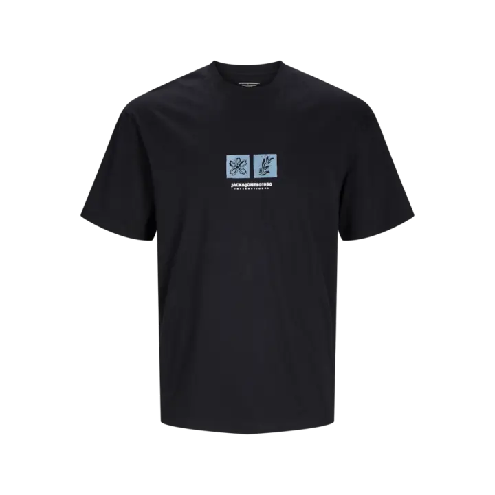 Jack & Jones Portland Box Tee Ss Camiseta Manga Corta Color Negro - Cómoda, Ligera Y Fresca - 1