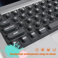 Cubierta De Teclado De Silicona Para Uñas Largas Compatible Con MacBook 2021-2024 Empaque En Caja Regalo Protección Contra Polvo Y Agua - details 10