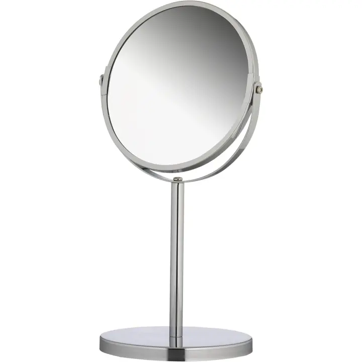 Espejo de Mesa con aumento en Plata con aumento de 3x y 1x - 1