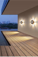 Lámpara De Pared LED Alta Brillo 4W 5W 6W 8W 12W AC85-265V Blanco Frío Blanco Cálido Blanco Neutro Material ABS Exterior Para Hogar - details 3