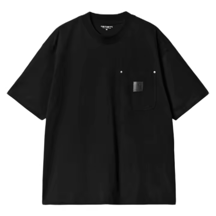 Camiseta de Manga Corta Carhartt WIP Eldon Pocket para hombre en color negro - 1