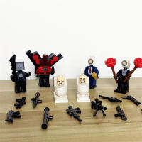 Bloques De Construcción Skibidi Mutant Titan Con Cámara Y Altavoz Juguetes Para Niños Modelo De Hombre TV Toilette Bloques Pequeños Compatible Con Lego ABS Sin Batería - details 6