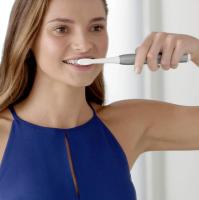 ORAL-B PULSONIC-SLIMLUXE 4900 Cepillos de Dientes eléctricos sónicos con 3 modos de limpieza dental, 2 cabezales, Pack de 2 unidades, colores Rosa y Plata - details 1