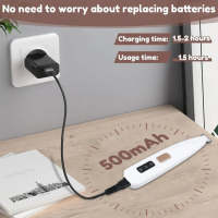 Afeitadora Eléctrica Para Perros Aleekit Precisa Y Portátil Con Pantalla LED Apto Para Cuidado Del Pelaje Y Uñas De Mascotas Pequeñas Y Medianas - details 10