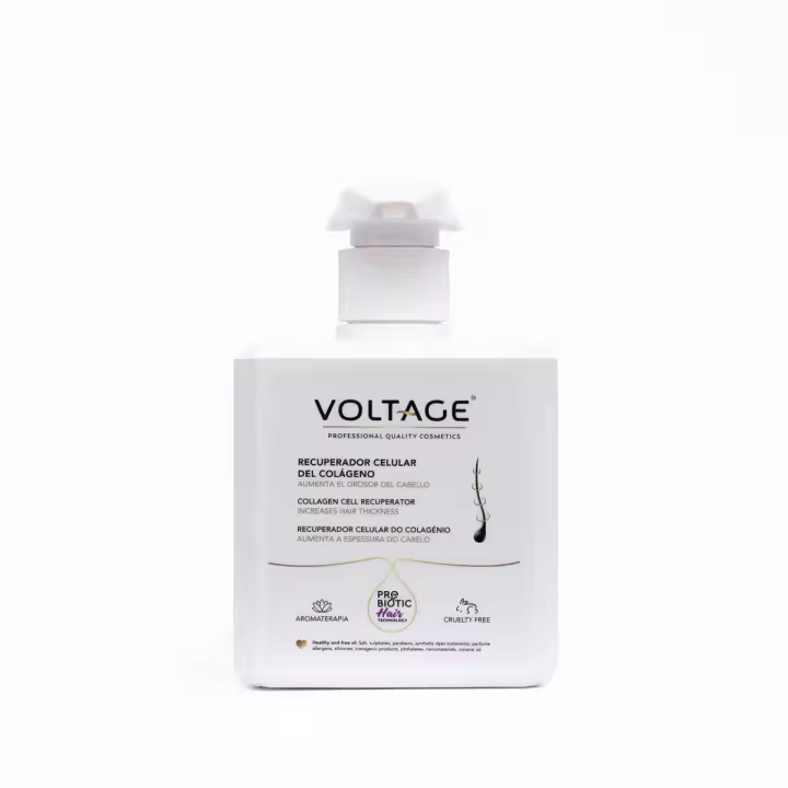 Voltage Cosmetics - Recuperador Celular de Colágeno - Prebiotic Hair Technology - Tratamiento Intensivo para Fibras Capilares - Regenera y Aumenta Grosor - 1