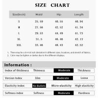 Pantalones Anchos Para Mujer Cintura Alta Elástica Trasera Negocios Casual Largo Pantalones Regulares De Pierna Recta Para Otoño/Invierno - details 9