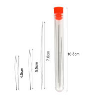 Set De Agujas Para Perlas Con Ojo Grande Herramientas Para Collares Y Pulseras Acero Inoxidable Self Threading Needles Para Suministros De Joyería - details 1