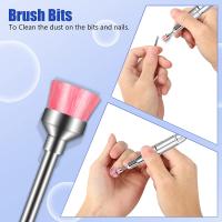 Kit De Brocas Para Uñas 14pcs 3/32'' Carburo De Diamante Para Eliminar Cutículas Adecuado Para Uñas De Acrílico Y Gel Manicura Con Caja - details 3