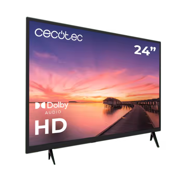 Televisión LED 24 pulgadas con HD Dolby y memoria flash para una experiencia visual superior - 1