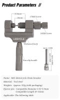 Lebycle Herramienta De Reparación De Cadena Para Motocicleta Triciclo Y Bicicleta Rompe Cadena 420-530 Splitter De Corte Y Soldadura Herramienta De Reparación De Ciclo - details 1