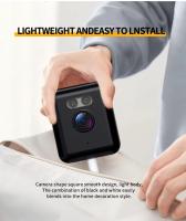 Cámara IP Wifi Mini SMART LIFE 5MP Vigilancia HD Inalámbrica Monitoreo De Bebé Para El Hogar Con Detección De Movimiento Tuya Negro Soporte Hasta 128GB - details 2