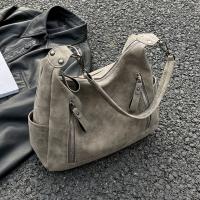Bolso Bandolera De Lujo Para Mujer Diseñador Oblique Capacidad Grande Retro PU Mate Bolso De Hombro Single Estilo Bohemio - details 13