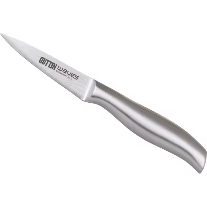 QUTTIN - Cuchillo Panero 8CM Gama Waves - Elegancia y Calidad Italiana, Tecnología Robótica Monoblock, Precisión CNC, Personalizado con Tecnología Láser | Amystyle - 1
