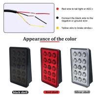 Luz De Freno Piloto Estilo F1 12V 15LED Luces Traseras De Señal De Seguridad Para Coche SUV Moto Luz De Advertencia Al Reversar Universal - details 7