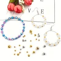 Kit De Perlas Redondas Para Joyería DIY 1500Pcs Tamaños 4/6/8MM Colores Plata/Oro Espaciadores Para Pulseras Y Collares - details 3