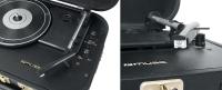 MUSE MT-501ATB Tocadiscos Estéreo Vintage, Bluetooth, 3 velocidades de 33/45/78 rpm, Puerto USB, color Negro - details 0