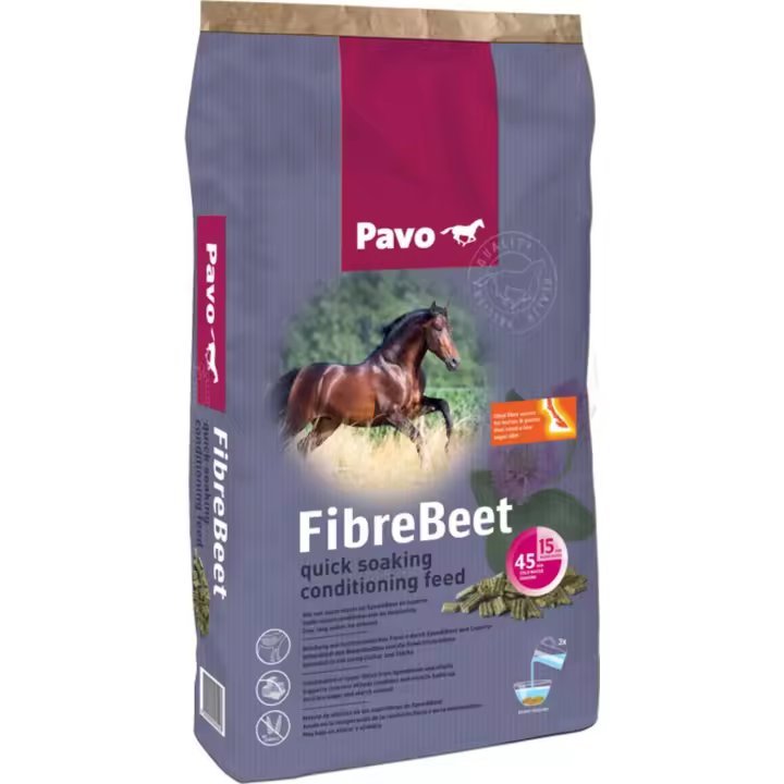 Pienso Húmedo de Remojo para Caballos PAVO FibreBeet 15 Kg - 1