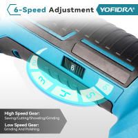 YOFIDRA Herramienta Multi Función Oscilante 600W 20000PM Para Corte De Madera Y Trabajar Con Batería De 21V 18V Herramienta Eléctrica Para DIY En El Hogar - details 2