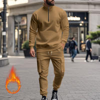 Conjunto Deportivo Casual Para Hombres Verano Otoño Invierno Con Cierre De Cremallera Y Veludo Tejido De Poliéster Talla S a XXXL - details 115