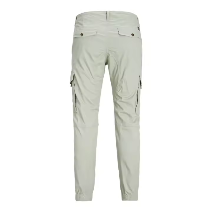 Pantalón Cargo Jack & Jones Modelo Paul Flake Color Verde - 1