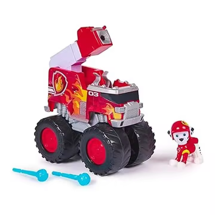 Patrulla Canina Pack Marshall Rescue Wheels y Camión Bomberos con Proyectiles 6069306 - 1