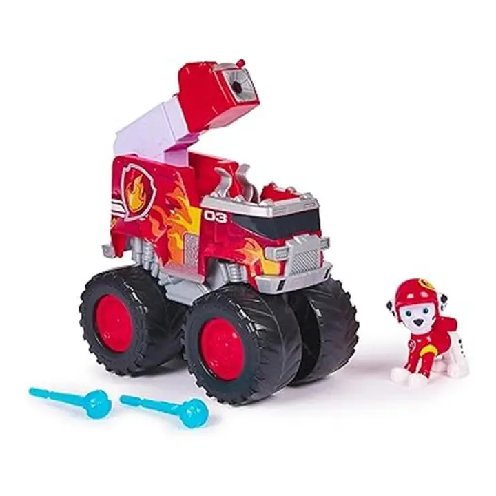 Patrulla Canina Pack Marshall Rescue Wheels y Camión Bomberos con Proyectiles 6069306 - 1
