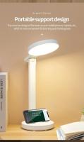 Luz De Escritorio LED Con Ventilador Y Reloj Cargador USB Luz De Lectura Con Protección Ocular Plegable Luz Nocturna Para Escritorio - details 12