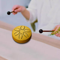 Steel Tongue Drum De 3 Pulgadas Con 6 Notas Instrumento De Percusión Para Meditación Y Yoga Mini Handpan Drum Con Mallets Incluidos - details 17