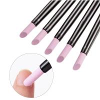 5Pcs Herramienta De Cuidado De Uñas Profesional Limpieza De Cutículas Con Pluma De Cuarzo Accesorios Para Manicura Y Pintura De Uñas - details 0