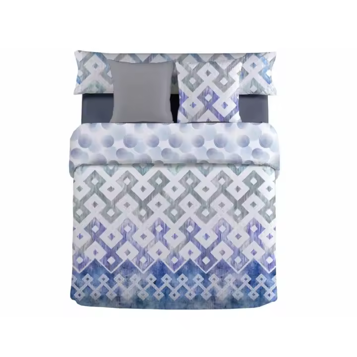 Juego de funda nórdica Pierre Cardin VAIL Azul Cama de 90 3 Piezas - 1