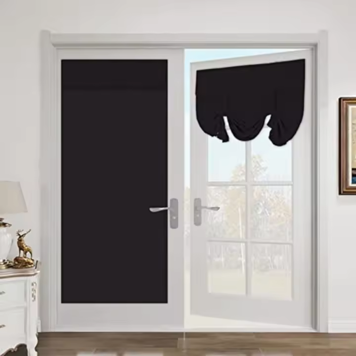 Cortinas Puertas y Ventanas Opacas Cortinas Velcro Termicas Aislantes Frio Y Calor Decoración Hogar Protección de la Privacidad,2 Piezas(Instalación con velcro) - 1