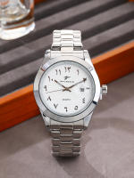Reloj De Cuarzo Para Hombre Reloj De Pulsera De Moda Sencilla Y Lujo Para Uso Diario Y Negocios Con Calendario Pantalla Con Marcas Numéricas De Arábigas Material De Acero Inoxidable Resistente Al Agua - details 27