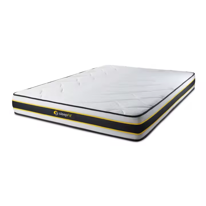 Colchón FLEXY 160x220cm, Grosor: 22cm, Muelles ensacados y espuma viscoelástica, Firme, 3 zonas de confort - 1