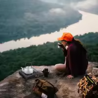 Horno portátil para exteriores, Estuba de gas ajustable de 2900 W, Estua Liviana, equipo de cocina Para acampar, equipo de emergencia, Ideal para Cocinar en el camping - details 3