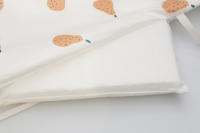 LALA - Forro de Algodón Puro para Cuna de Bebe, juego de Cama para niños, Gongsatin, Pequeños Pera, 60x30x3, extraible y lavable. - details 8