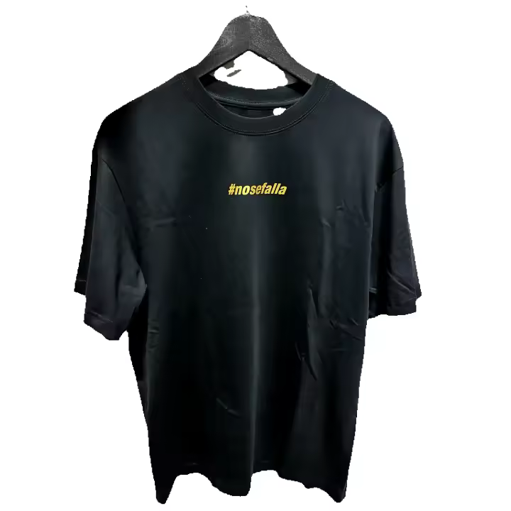 #nosefalla, Camiseta Oversized, manga corta, Overside Unisex, color negra - 1