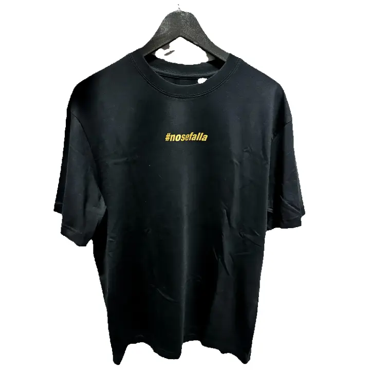 #nosefalla, Camiseta Oversized, manga corta, Overside Unisex, color negra - 1