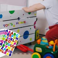 Pegatinas Coloreadas Para Niños Con Letras Números Puntos Corazones Y Estrellas Para Decoración De Álbumes Y Diarios Accesorios De Juguetes - details 10