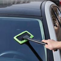 Set De Limpieza De Ventanas De Coche Con Cepillo De Microfibra Y Mango Largo Herramienta De Limpieza Para Parabrisas Accesorios Para Coche - details 14