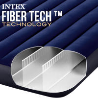 Intex Cama Colchon hinchable 137X191X25CM Altura 25 cm, Colchon hinchable Intex premium,Cama de aire inflable para camping Color Azul oficial y original calidad de confianza - details 7