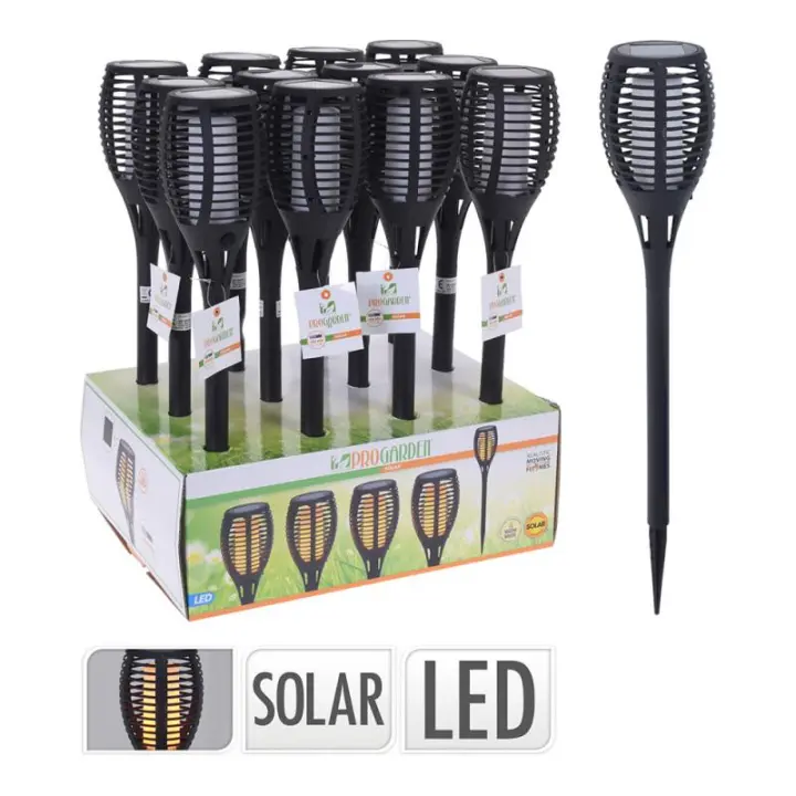 Edm Antorcha Solar Efecto Llama ø10x58cm - Iluminación Decorativa - 1