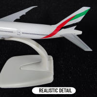 Modelo De Avión De Escala 1:250 En Metal Replica De Emirates B777 Juguete Antiestrés Para Niños Decoración De Oficina De Aviación - details 4