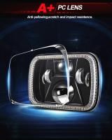 Faros LED Rectangulares 5x7 7x6 Pulgadas H6054 Ambar/Blanco DRL Sealed Beam Compatible Con XJ Para Coche - details 3