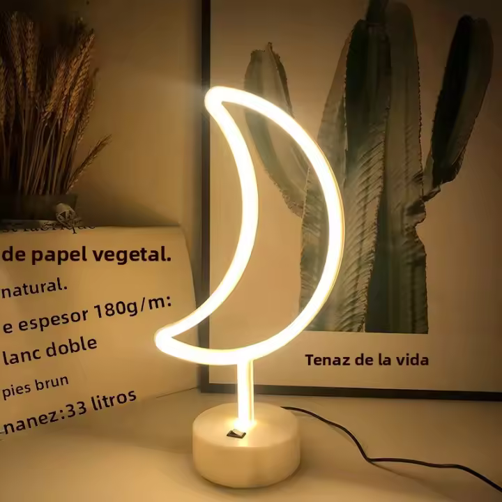 Luz De Neón USB Forma De Flamingo Decoración De Pared LED Para Bodas Dormitorio Habitación De Bebé Iluminación Nocturna - 1