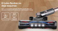 JIGOO C300 Aspiradora sin Cable con Pantalla LED,Potente Aspiradora Escoba sin Cable de 30Kpa/400W con autonomía de 45 Minutos,Batería extraíble,para Pelo, Suelos, sofás, alfombras - details 7