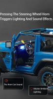 Modelo De Coche Rubicon a Escala 1:18 Con Luz Y Sonido Absorci\u00f3n De Choque Puertas Abiertas 4 Piezas Juguetes De Metal Para Niños - details 5