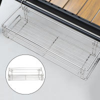 Bandeja De Almacenamiento Para Mesa De Camping Con Soporte Lateral Y Agujeros Para Drenaje En Acero Inoxidable 201 Para Picnics Al Aire Libre Y Viajes - details 4