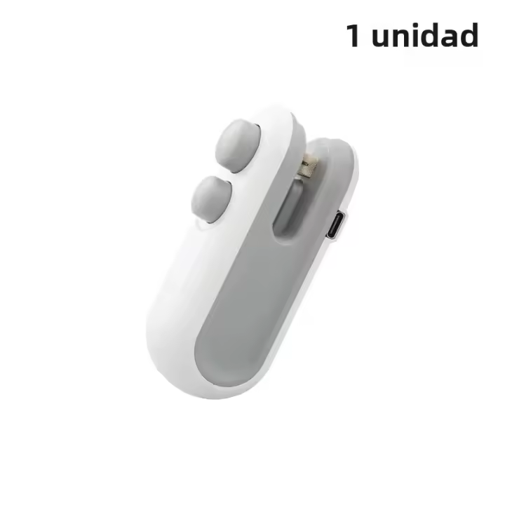 Sello Portátil Mini 2 En 1 Para Aperitivos Sello De Calor Recargable Para Uso Doméstico Sello De Vacío Para Bolsas De Plástico - 1