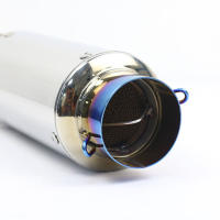 Alconstar Silenciador De Motocicleta 51mm/60mm Con Killer De DB Móvil Eliminador De Ruido Y Sonido Para Carreras Universal En Acero Inoxidable - details 6