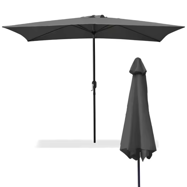 Urban Living - Sombrilla parasol antracita 180 gr - 2 x 3 m - 1